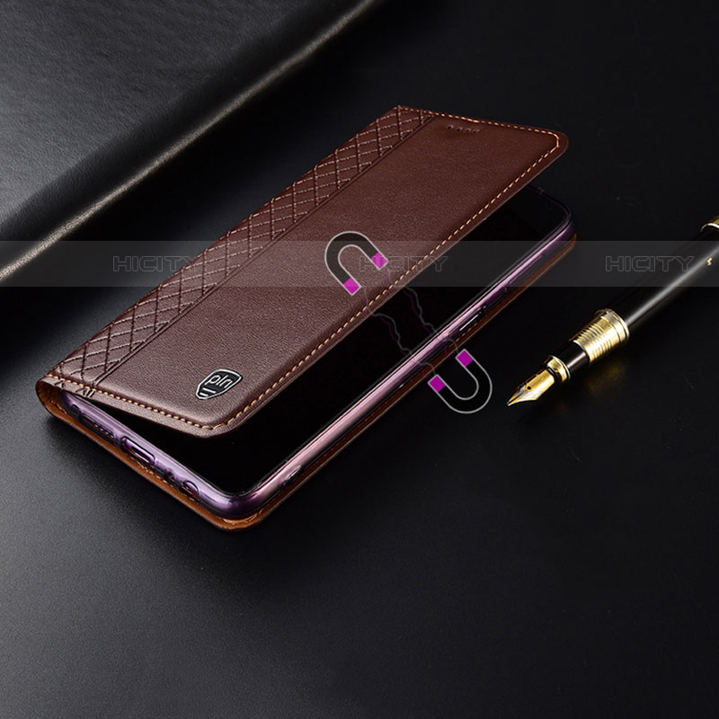 Funda de Cuero Cartera con Soporte Carcasa H10P para Motorola Moto G71 5G