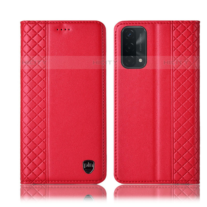 Funda de Cuero Cartera con Soporte Carcasa H10P para OnePlus Nord N200 5G