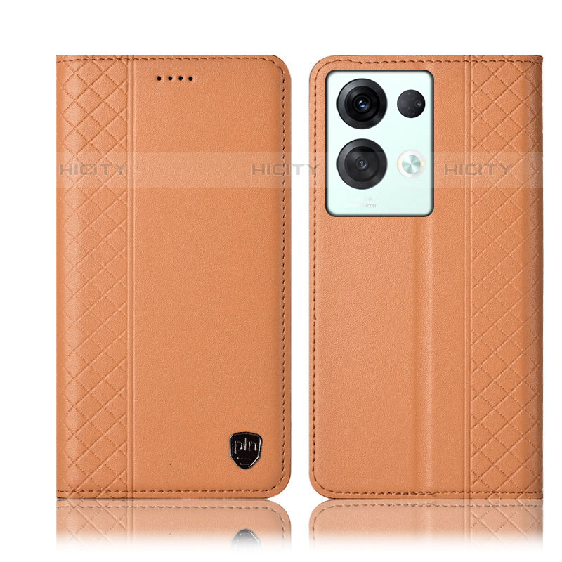 Funda de Cuero Cartera con Soporte Carcasa H10P para Oppo Reno8 Pro+ Plus 5G