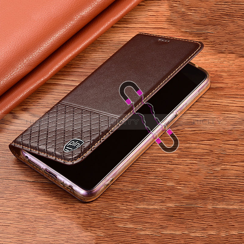 Funda de Cuero Cartera con Soporte Carcasa H10P para Samsung Galaxy A21s