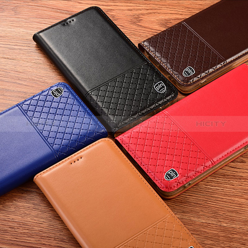 Funda de Cuero Cartera con Soporte Carcasa H10P para Samsung Galaxy M30