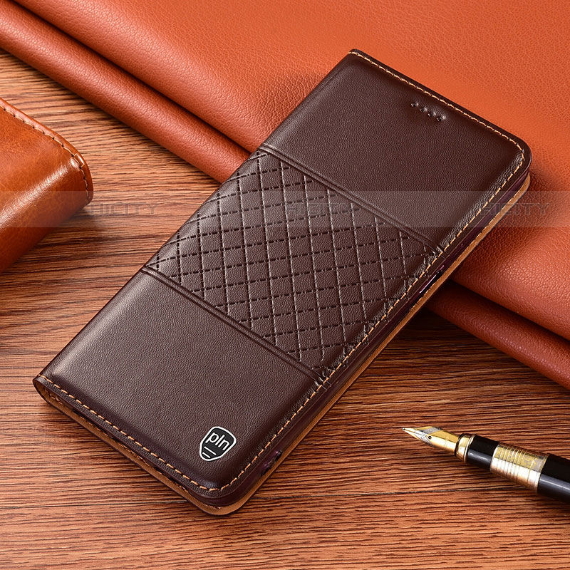 Funda de Cuero Cartera con Soporte Carcasa H10P para Samsung Galaxy S21 Ultra 5G