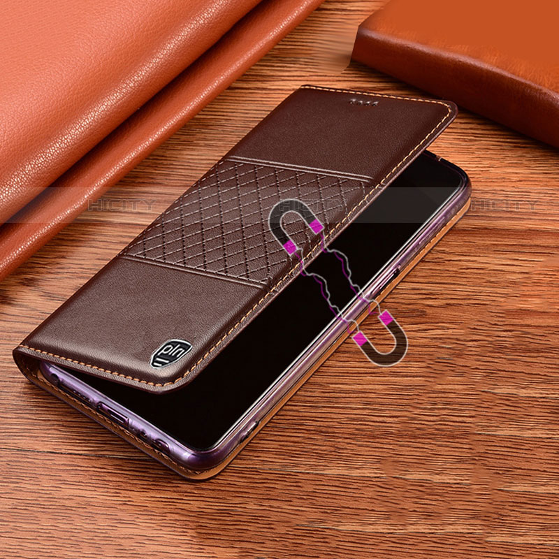 Funda de Cuero Cartera con Soporte Carcasa H10P para Samsung Galaxy S21 Ultra 5G