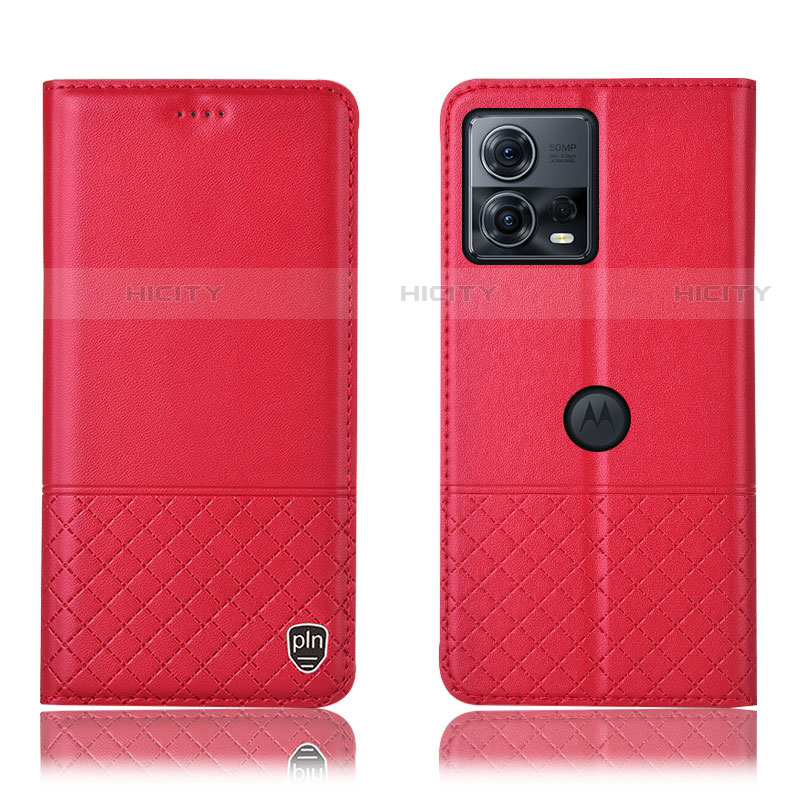 Funda de Cuero Cartera con Soporte Carcasa H11P para Motorola Moto Edge S30 Pro 5G