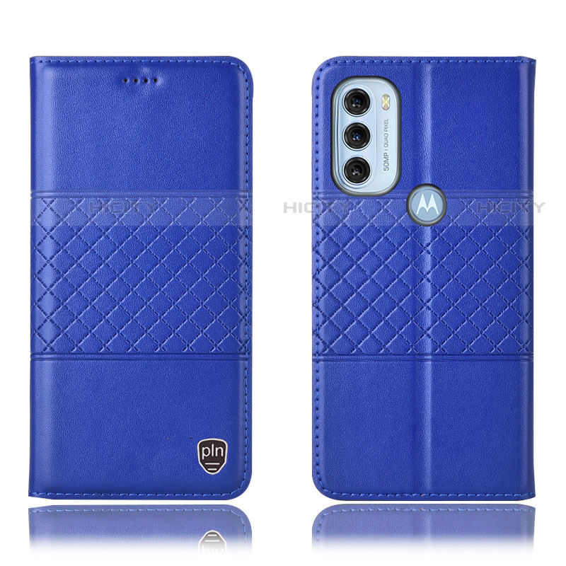 Funda de Cuero Cartera con Soporte Carcasa H11P para Motorola Moto G71 5G