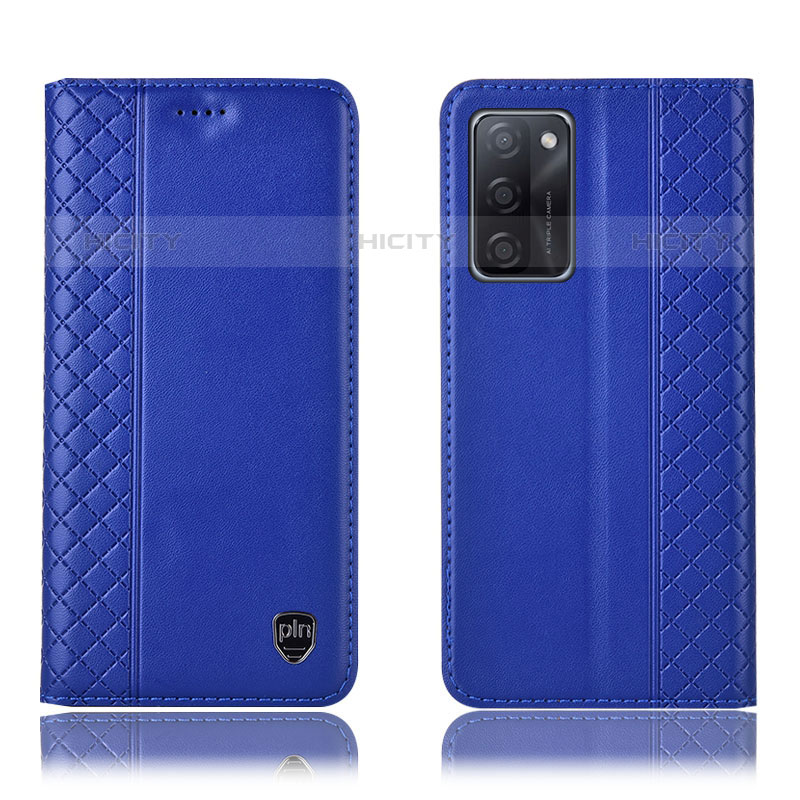 Funda de Cuero Cartera con Soporte Carcasa H11P para Oppo A55S 5G