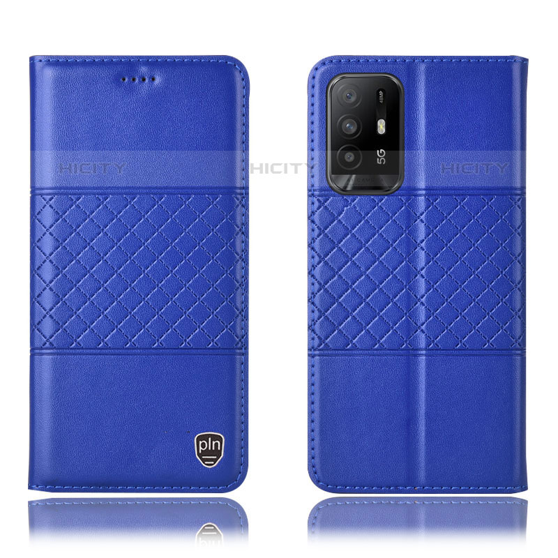 Funda de Cuero Cartera con Soporte Carcasa H11P para Oppo F19 Pro+ Plus 5G