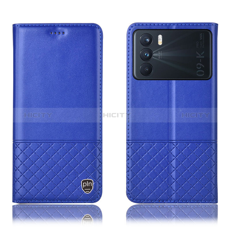 Funda de Cuero Cartera con Soporte Carcasa H11P para Oppo K9 Pro 5G