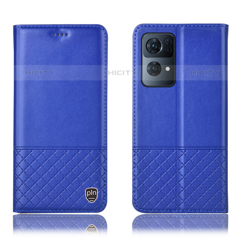 Funda de Cuero Cartera con Soporte Carcasa H11P para Oppo Reno7 Pro 5G