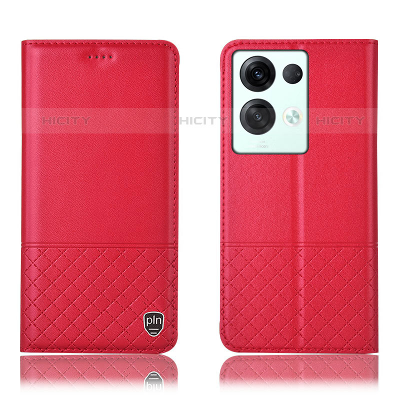 Funda de Cuero Cartera con Soporte Carcasa H11P para Oppo Reno8 Pro 5G