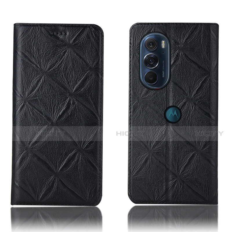 Funda de Cuero Cartera con Soporte Carcasa H15P para Motorola Moto Edge 30 Pro 5G