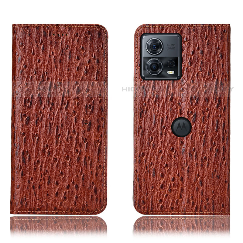 Funda de Cuero Cartera con Soporte Carcasa H15P para Motorola Moto Edge S30 Pro 5G