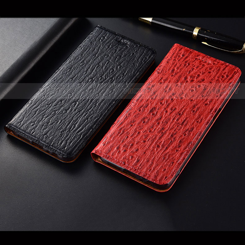 Funda de Cuero Cartera con Soporte Carcasa H15P para Motorola Moto G100 5G