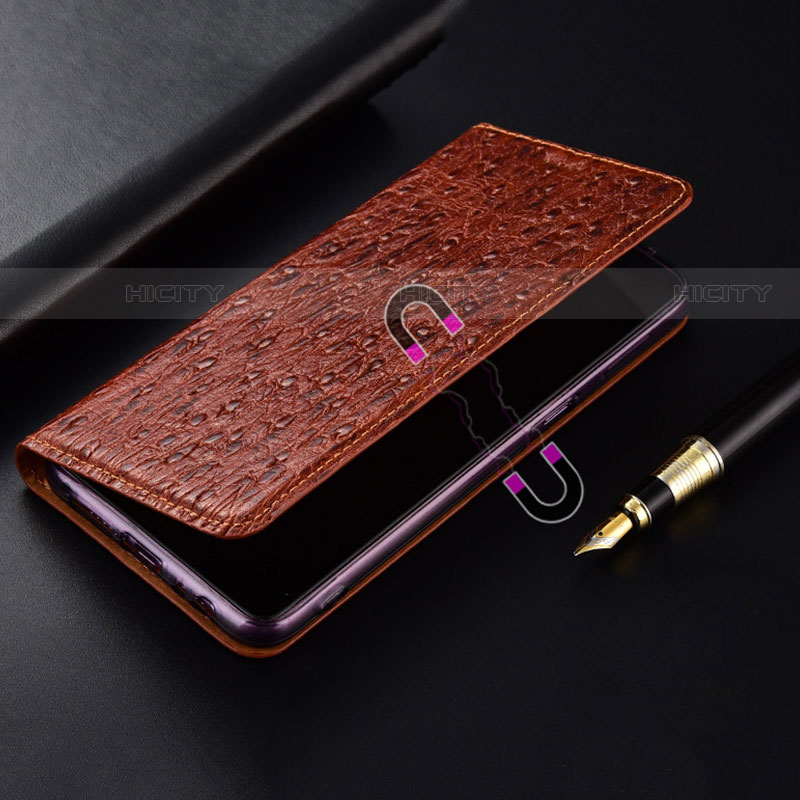 Funda de Cuero Cartera con Soporte Carcasa H15P para Motorola Moto G32