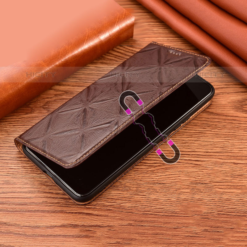 Funda de Cuero Cartera con Soporte Carcasa H15P para Oppo A55S 5G