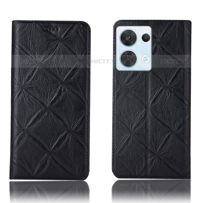 Funda de Cuero Cartera con Soporte Carcasa H15P para Oppo Reno8 5G