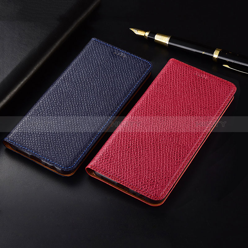 Funda de Cuero Cartera con Soporte Carcasa H15P para Samsung Galaxy A10