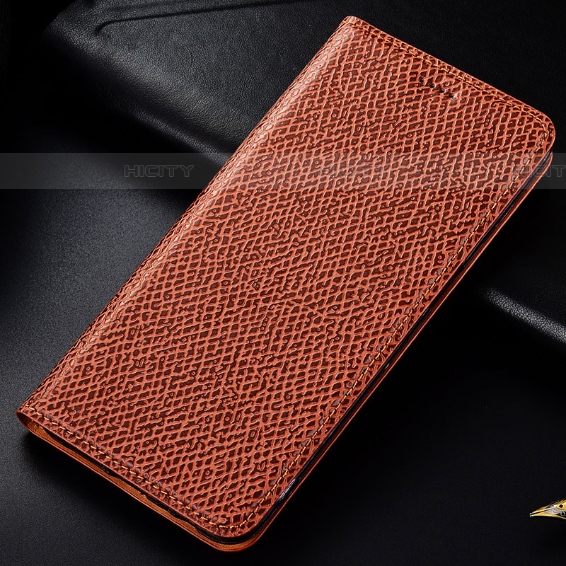 Funda de Cuero Cartera con Soporte Carcasa H15P para Samsung Galaxy F23 5G Marron
