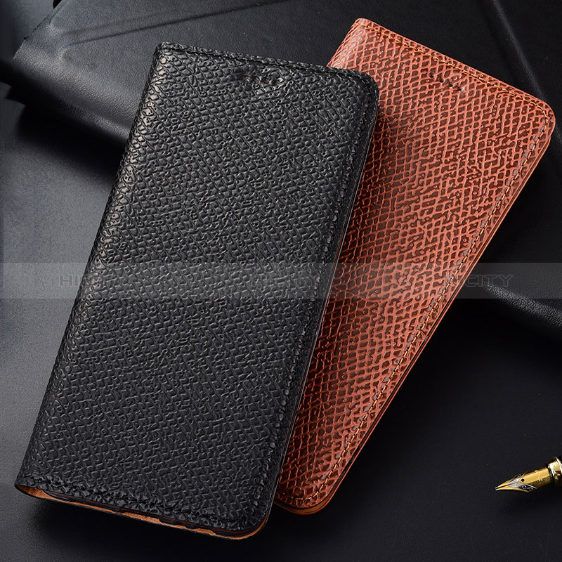 Funda de Cuero Cartera con Soporte Carcasa H15P para Samsung Galaxy M21