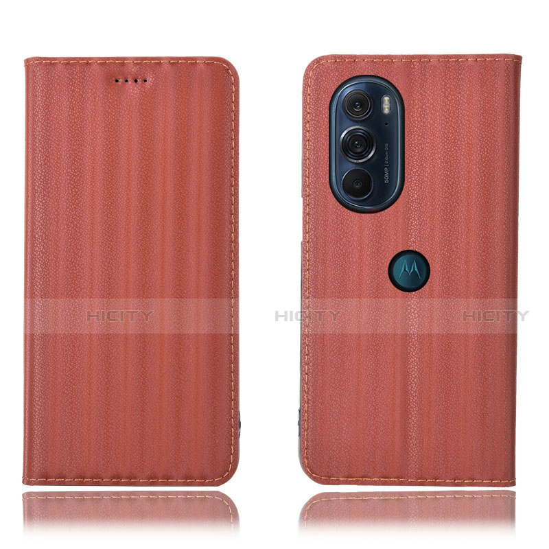 Funda de Cuero Cartera con Soporte Carcasa H16P para Motorola Moto Edge 30 Pro 5G