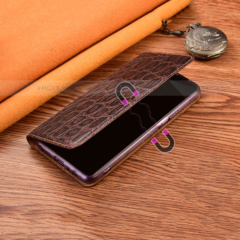 Funda de Cuero Cartera con Soporte Carcasa H16P para Motorola Moto G100 5G