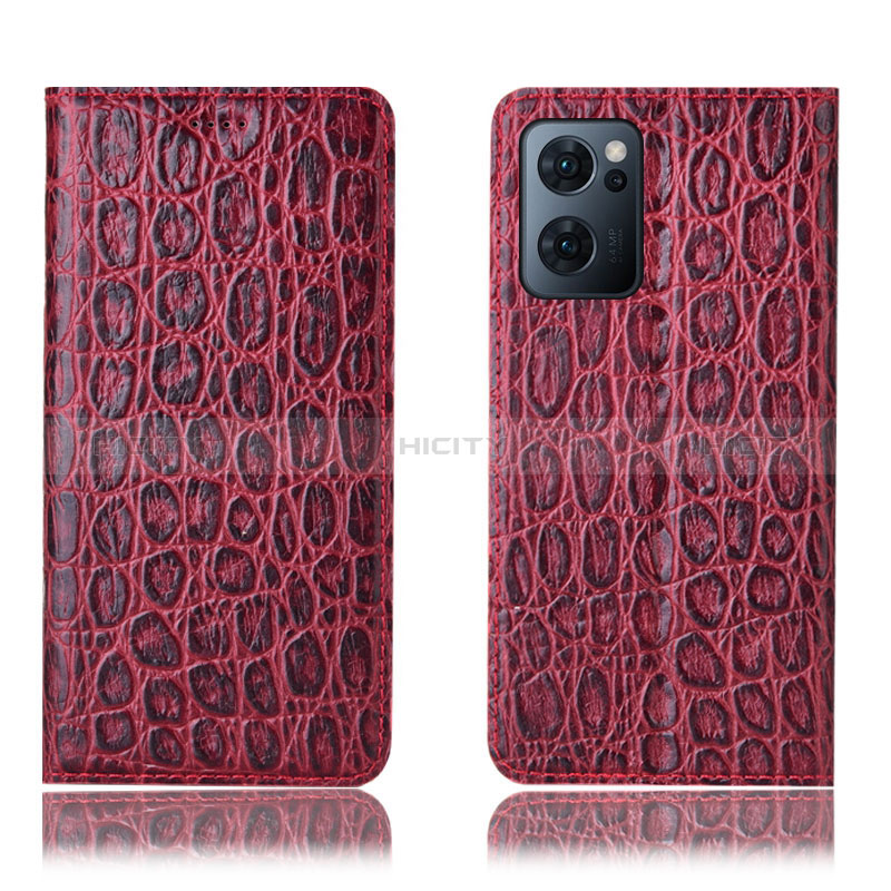 Funda de Cuero Cartera con Soporte Carcasa H16P para Oppo Find X5 Lite 5G