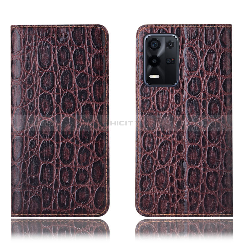 Funda de Cuero Cartera con Soporte Carcasa H16P para Oppo K9X 5G