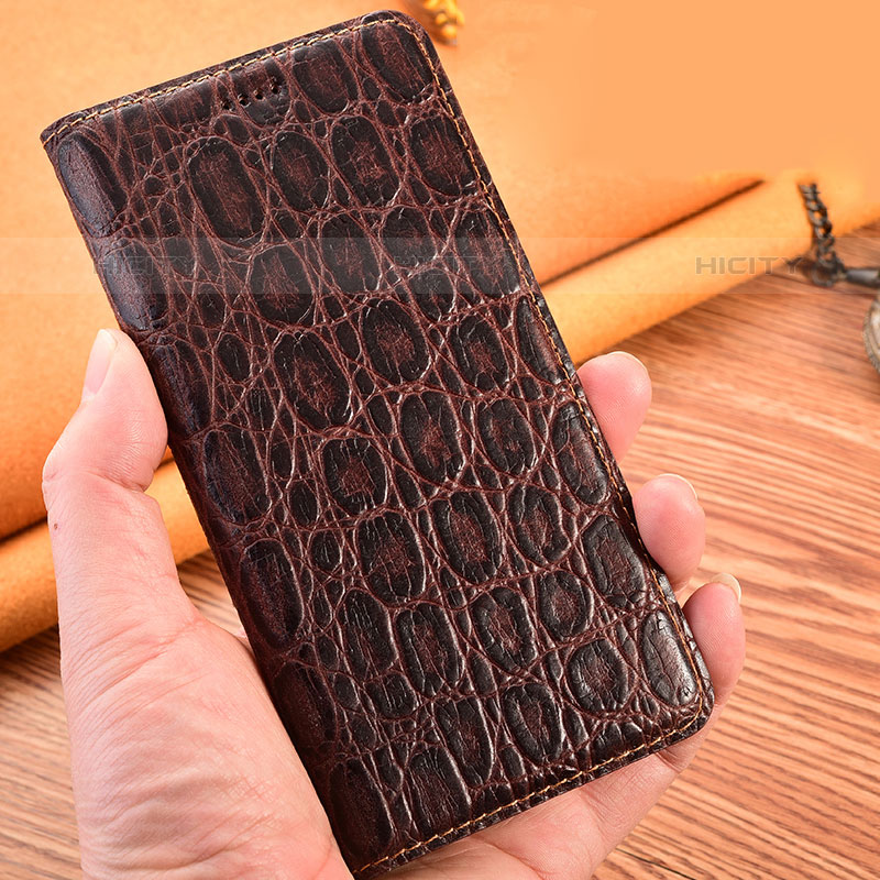 Funda de Cuero Cartera con Soporte Carcasa H16P para Oppo Reno6 Z 5G