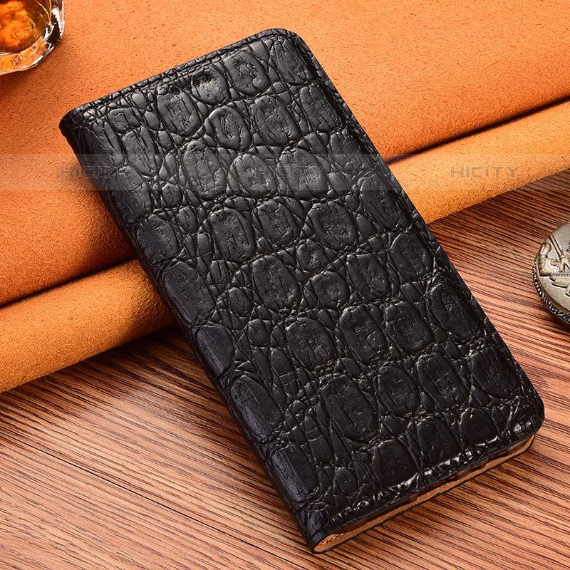 Funda de Cuero Cartera con Soporte Carcasa H16P para Samsung Galaxy M53 5G Negro