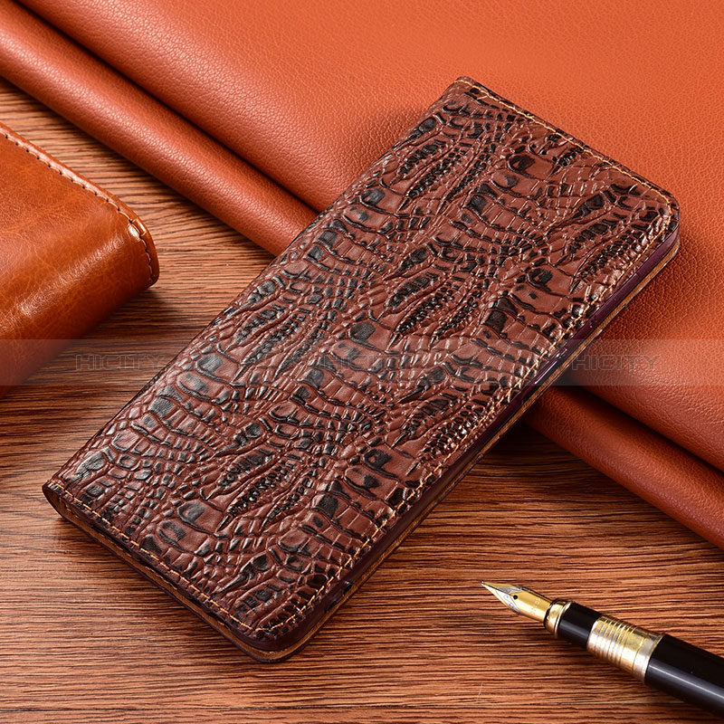 Funda de Cuero Cartera con Soporte Carcasa H17P para Apple iPhone Xs