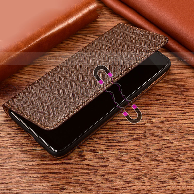 Funda de Cuero Cartera con Soporte Carcasa H17P para Samsung Galaxy A03s