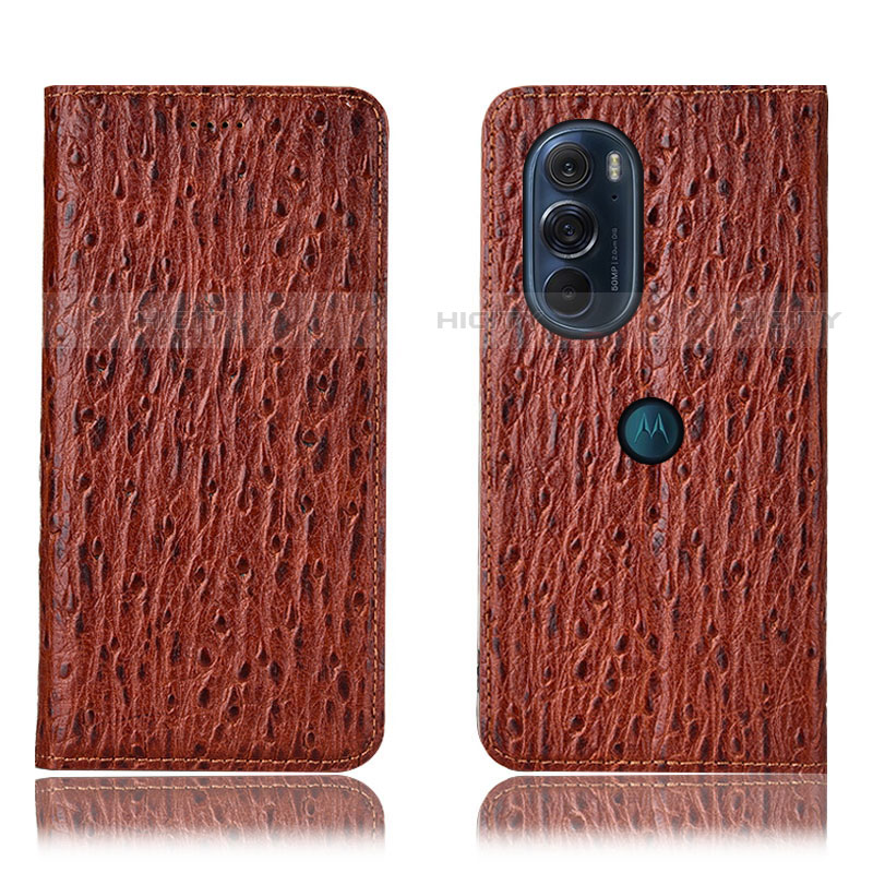 Funda de Cuero Cartera con Soporte Carcasa H18P para Motorola Moto Edge X30 5G