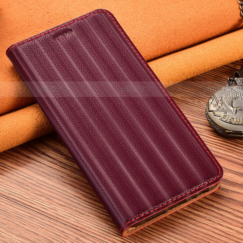 Funda de Cuero Cartera con Soporte Carcasa H18P para Motorola Moto G100 5G