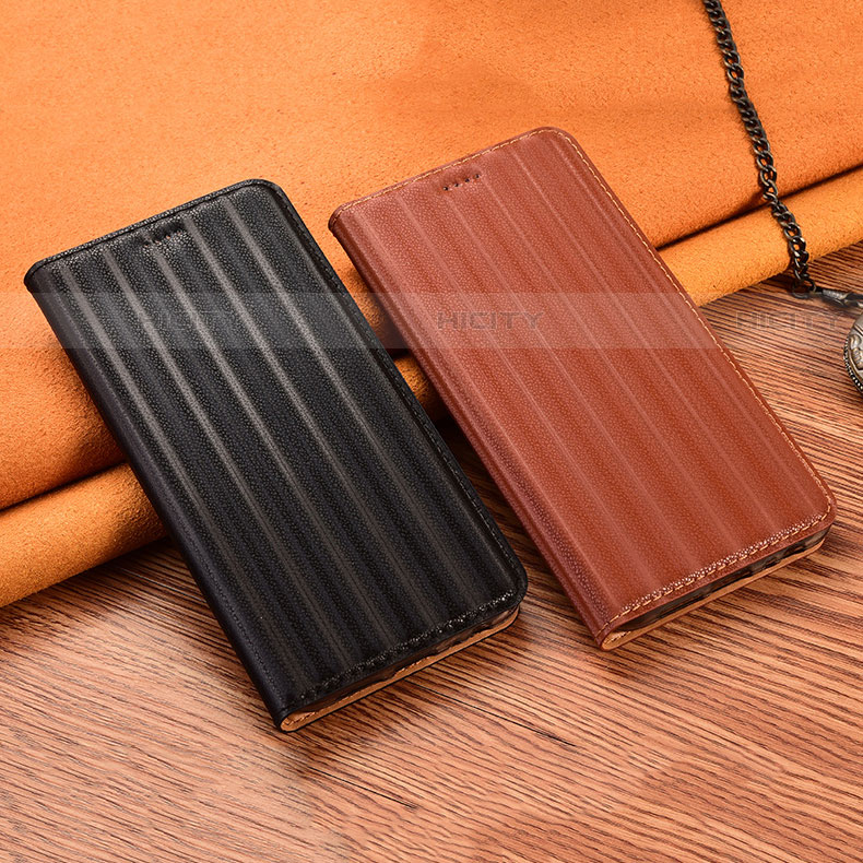 Funda de Cuero Cartera con Soporte Carcasa H18P para Motorola Moto G100 5G