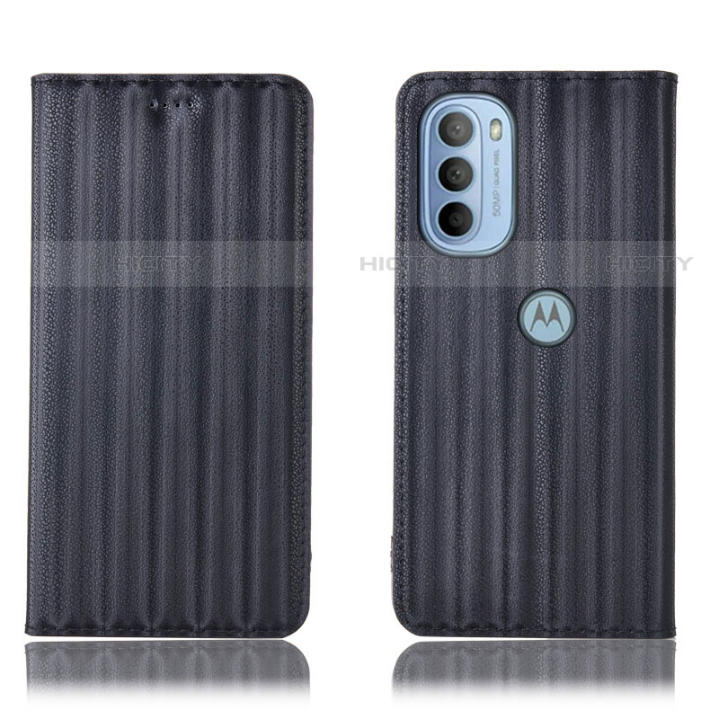 Funda de Cuero Cartera con Soporte Carcasa H18P para Motorola Moto G41