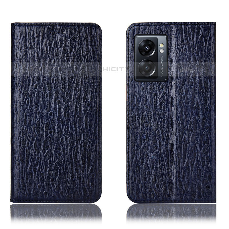 Funda de Cuero Cartera con Soporte Carcasa H18P para OnePlus Nord N300 5G Azul