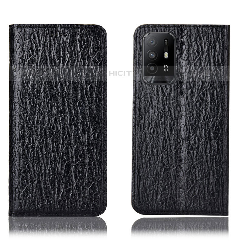 Funda de Cuero Cartera con Soporte Carcasa H18P para Oppo Reno5 Z 5G