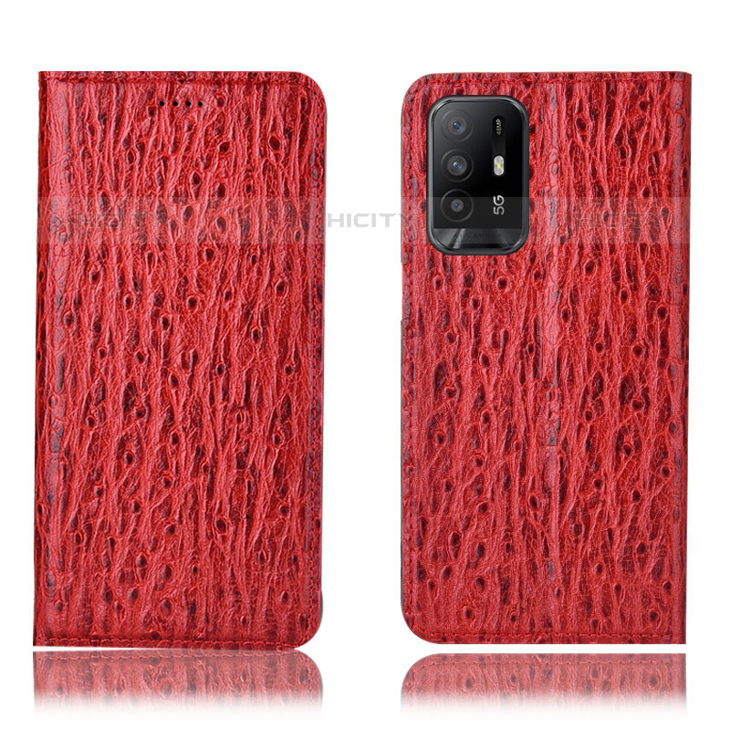 Funda de Cuero Cartera con Soporte Carcasa H18P para Oppo Reno5 Z 5G