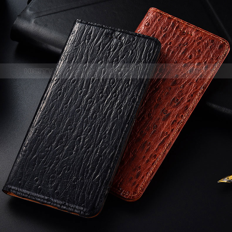 Funda de Cuero Cartera con Soporte Carcasa H18P para Oppo Reno6 Z 5G