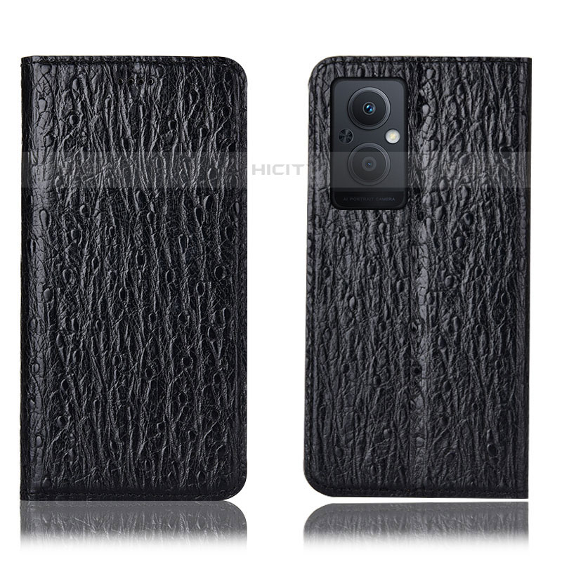 Funda de Cuero Cartera con Soporte Carcasa H18P para Oppo Reno7 Lite 5G