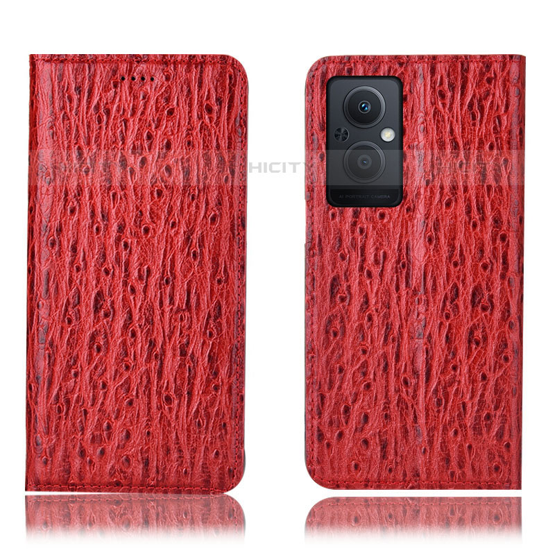 Funda de Cuero Cartera con Soporte Carcasa H18P para Oppo Reno7 Lite 5G