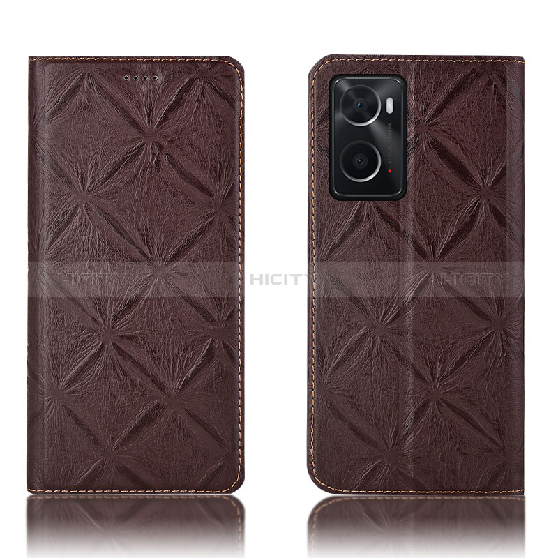 Funda de Cuero Cartera con Soporte Carcasa H19P para Oppo A76