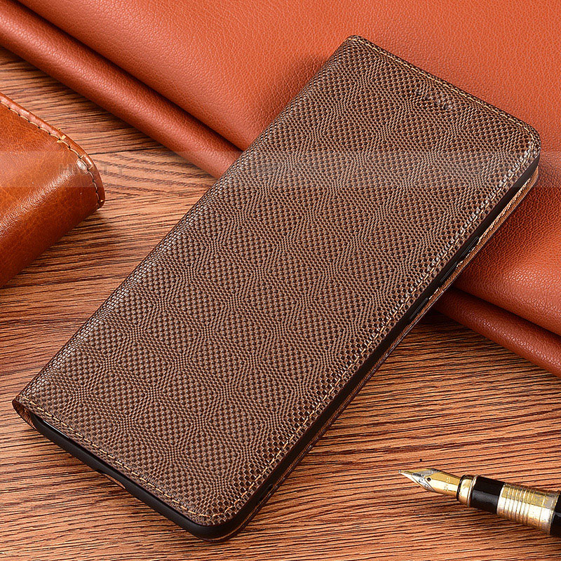 Funda de Cuero Cartera con Soporte Carcasa H20P para Oppo Reno6 Z 5G