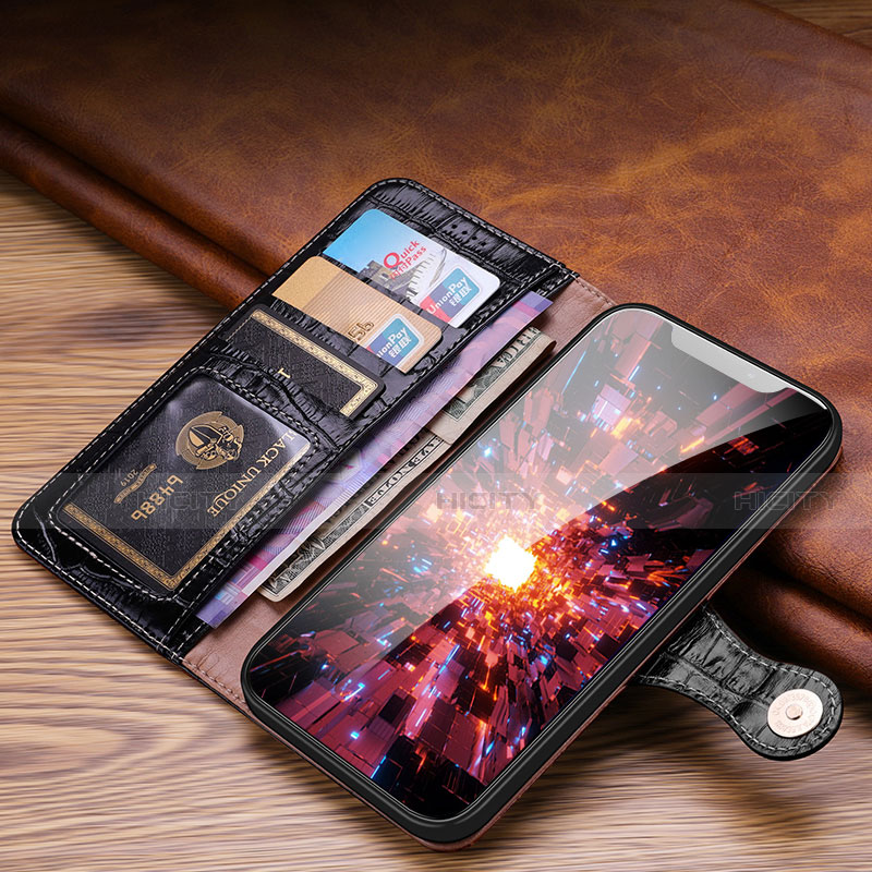 Funda de Cuero Cartera con Soporte Carcasa H21 para Apple iPhone 13 Pro Max