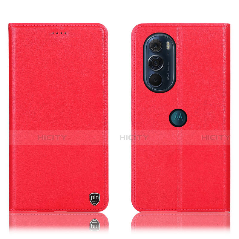 Funda de Cuero Cartera con Soporte Carcasa H21P para Motorola Moto Edge 30 Pro 5G