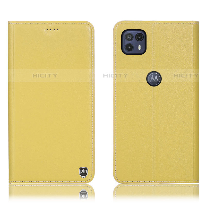 Funda de Cuero Cartera con Soporte Carcasa H21P para Motorola Moto G50 5G