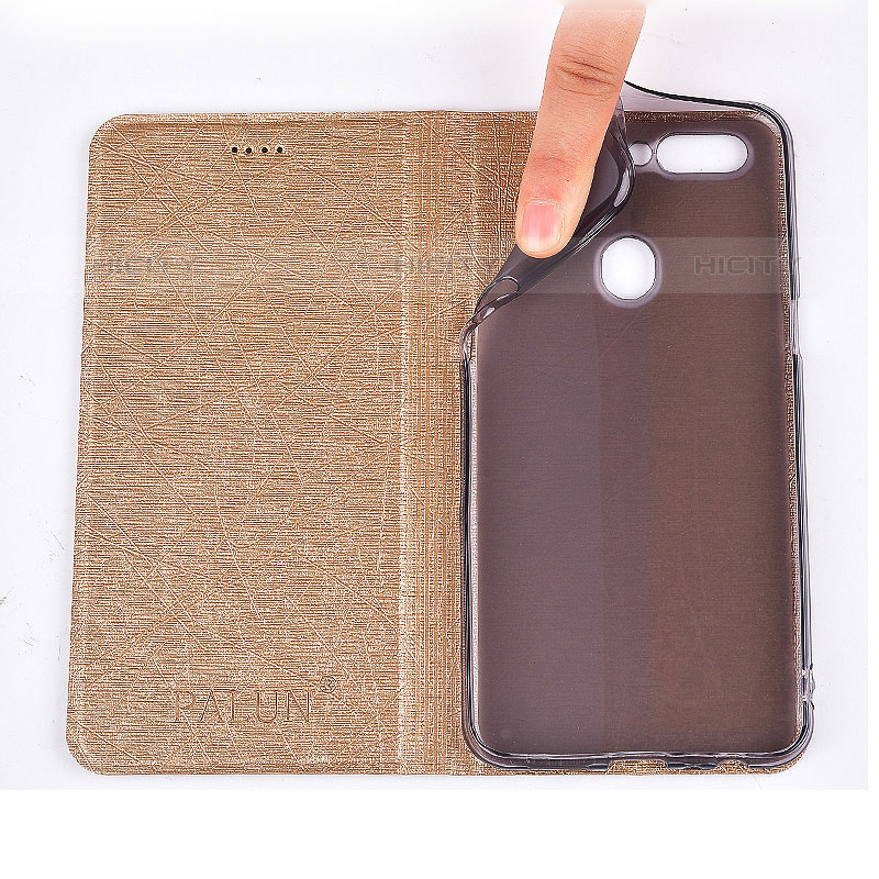 Funda de Cuero Cartera con Soporte Carcasa H22P para Samsung Galaxy M01