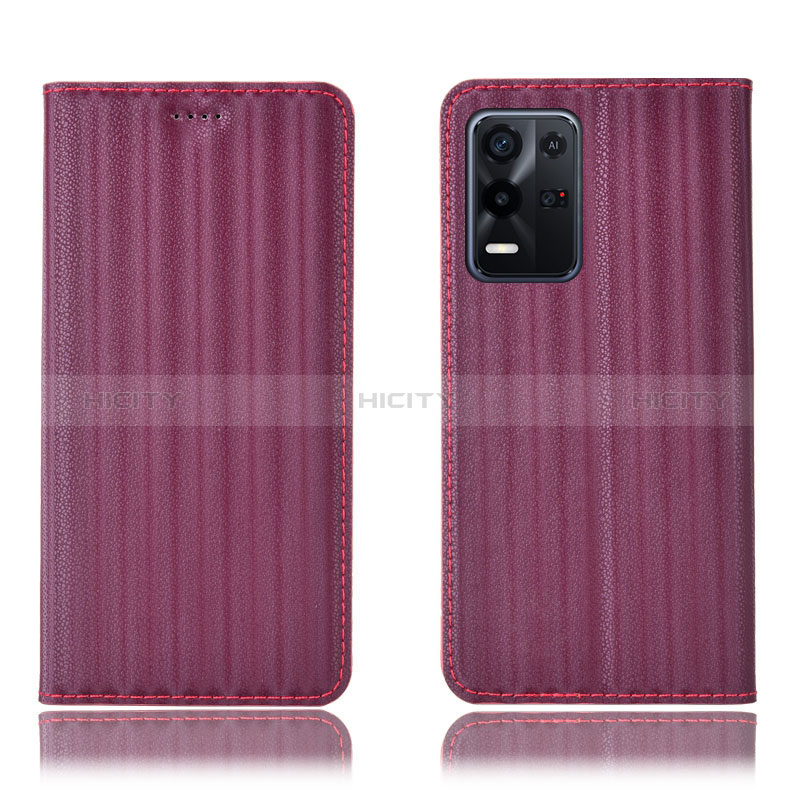 Funda de Cuero Cartera con Soporte Carcasa H23P para Oppo K9X 5G