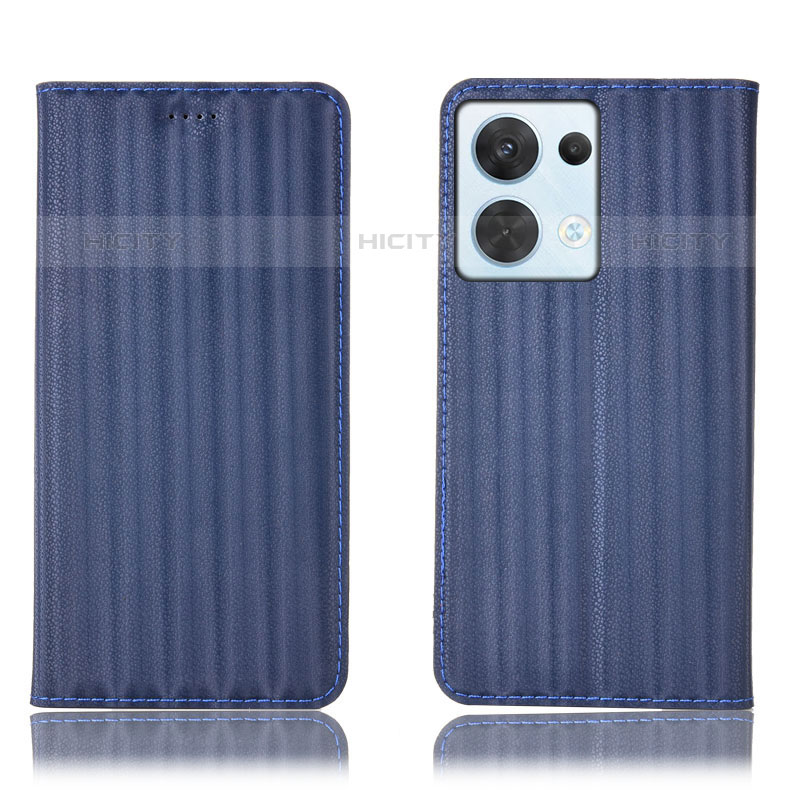 Funda de Cuero Cartera con Soporte Carcasa H23P para Oppo Reno9 Pro 5G