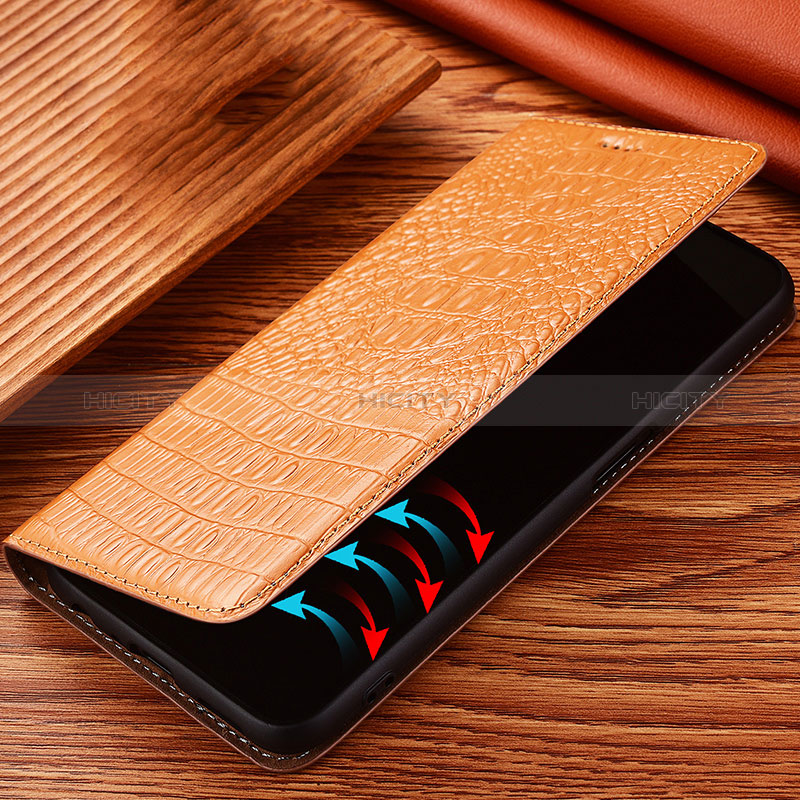 Funda de Cuero Cartera con Soporte Carcasa H24P para Apple iPhone 6